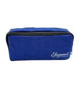 Elegance Mavi Çift Bölmeli Kalem Çantası - 2