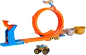 Hot Wheels Monster Trucks Döngü ve Takla Bigfoot Oyun Parkuru JBX64 - 1