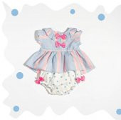 Pembe Kurdelalı Lila takım - 1