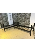 ASLANSTORE AGS Ranza, Metal Ranza, Ayrılabilir, 90x190 Cm Siyah - 5