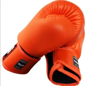 Twins BGVL3-OR Turuncu Boks Eldiveni Deri Muay Thai Eldiveni - 2