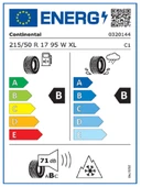 Contınental 215/50R17 95W XL FR AllSeasonContact 2 Oto 4 Mevsim Lastiği (Üretim Yılı: 2025) thumbnail 2