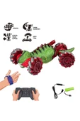 DEKANTOYS Uzaktan Kumandalı Full Fonksiyon Dinozor  Bilekten Kontrol Şarjlı 2.4G Elle Kontrol Dinozor Araba - 2