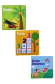 DEKANTOYS Bebeğimin Ilk Kitap Seti Hışırtılı Kitaplar Bez Kitap Seti 6 Adet 356786585232 - 4