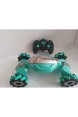 TİLATOYS Boratila Toys2.4ghz Uzaktan Kumandalı 360 Derece Dönen Giden Drift Atan Işıklı Yeşil Akrobat Araba - 2