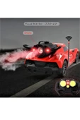 DEKANTOYS Kuzgun Uzaktan Kumandalı Şarjlı Duman Atan Işıklı Arabası - 1:18 Full Fonksiyon Arabası - 6