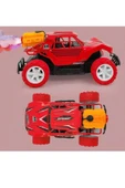 DEKANTOYS Uzaktan Kumandalı Şarjlı Duman Çıkaran Atan Işıklı Jip  Poyraz Oyuncak Araba 20 Cm - 4