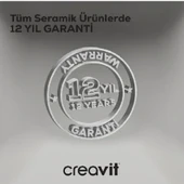 Creavit ID060 İdeal Dolap Uyumlu Lavabo 45X60 cm Beyaz - 2