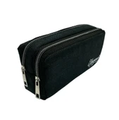 Elegance Siyah Çift Bölmeli Kalem Çantası thumbnail 4