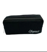 Elegance Siyah Çift Bölmeli Kalem Çantası thumbnail 2