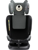 Yoyko Bear 360 Derece Dönebilir Yatabilir 0-36 Kg Isofixli Oto Koltuğu Gri thumbnail 9