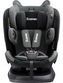 Yoyko Bear 360 Derece Dönebilir Yatabilir 0-36 Kg Isofixli Oto Koltuğu Gri thumbnail 2