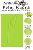 Pelur Kağıdı Renkli 100 lü 1 Paket A4 Pelur Kagıt Moda Tasarım Tekstil Hediye Paketleme Ambalaj Kağıdı Parti Doğum Günü - 1