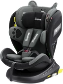 Yoyko Bear 360 Derece Dönebilir Yatabilir 0-36 Kg Isofixli Oto Koltuğu Gri thumbnail 8