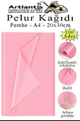 Pelur Kağıdı Renkli 100 lü 1 Paket A4 Pelur Kagıt Moda Tasarım Tekstil Hediye Paketleme Ambalaj Kağıdı Parti Doğum Günü - 9