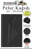 Pelur Kağıdı Renkli 100 lü 1 Paket A4 Pelur Kagıt Moda Tasarım Tekstil Hediye Paketleme Ambalaj Kağıdı Parti Doğum Günü - 11