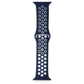 FitCase Apple Watch 42 44 45 49 mm Uyumlu Point Spor Silikon Kordon - 8