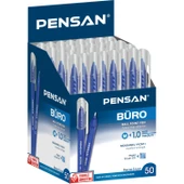 PENSAN TÜKENMEZ KALEM 1.0mm MAVİ 50 Lİ 2270 - 1