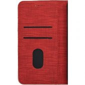 KNY Huawei P20 Lite Kılıf Kumaş Desenli Cüzdanlı Standlı Kapaklı Kılıf Mavi - 2