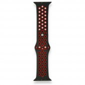 FitCase Apple Watch 38 40 41 mm Uyumlu Point Spor Silikon Kordon - 4