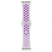 FitCase Apple Watch 38 40 41 mm Uyumlu Point Spor Silikon Kordon - 11