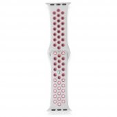 FitCase Apple Watch 38 40 41 mm Uyumlu Point Spor Silikon Kordon - 12