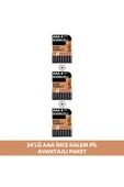 Duracell Alkalin AAA İnce Kalem Pil 1,5V LR03/MN2400 24'lü Paket - 1