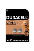 Duracell Özel Alkalin LR44 2'li Düğme Pil 1,5V 76A/A76/V13GA - 1