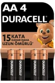 Duracell Alkalin AA İnce Kalem Pil 1,5V LR06/MN2400 4'lü Paket thumbnail 1