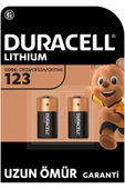 Duracell CR123 Yüksek Güçlü Lityum Pil 2'li Paket 3V (CR123 / CR123A / CR17345) - 1