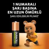 Duracell Şarj Edilebilir AA Kalem Pil 2'li Paket 1300 mAh NiMH, 2000 Şarj Döngüsü thumbnail 2