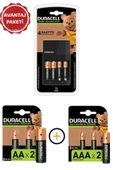 Duracell CEF 14 Pilli Şarj Cihazı ve Şarj Edilebilir 4 Adet 750mAh AAA ve 4 Adet 1300mAh AA Paketi thumbnail 1