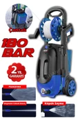 Prof 180 Bar - 4500 W Bakır Sargılı Yüksek Basınçlı Çok Amaçlı Araba Bahçe ve Oto Yıkama Makinesi - 2
