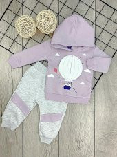 Kız Bebek Çocuk Lila Air Baloon İkili Takım - 1