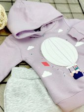 Kız Bebek Çocuk Lila Air Baloon İkili Takım - 2