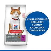 Hill's SCIENCE PLAN Sterilised Ördekli Kısırlaştırılmış Yetişkin Kedi Maması 8Kg+2Kg Hediye thumbnail 2