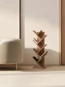 Modern Zikzak 10 Raflı Kitaplık 60x36x156 - 2