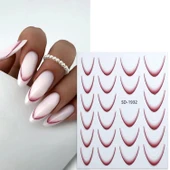 Fontenay 5D Tırnak Stickerları - 5D Nail Stickers SD-1932 - 1