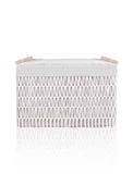 The Mia Cesta Hasır Organizer Sepet Beyaz 62x42x42 cm - 1