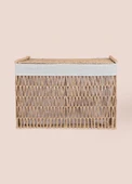 The Mia Cesta Hasır Organizer Sepet Naturel 62x42x42 cm - 6