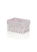 The Mia Cesta Hasır Organizer Sepet Beyaz 22x14x13 cm - 1