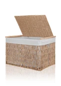 The Mia Cesta Hasır Organizer Sepet Naturel 62x42x42 cm - 3