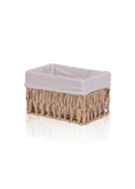 The Mia Cesta Hasır Organizer Sepet Naturel 22x14x13 cm - 1