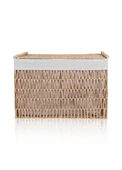 The Mia Cesta Hasır Organizer Sepet Naturel 62x42x42 cm - 1