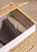 The Mia Cesta Hasır Organizer Sepet Naturel 57x36x37 cm - 6