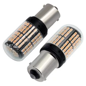 Turuncu Led P21W 93 Ampul 144 Led 12V (2 Adet) thumbnail 1