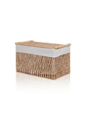 The Mia Cesta Hasır Organizer Sepet Naturel 52x30x32 cm - 2