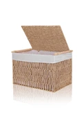 The Mia Cesta Hasır Organizer Sepet Naturel 57x36x37 cm - 3
