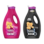 Yumoş Sıvı Çamaşır Deterjanı 1690 ml Renkliler ve Siyahlar 2 li - 1