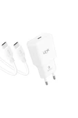 Linktech T455e Eco Pd20w Type-c To Type-c Kablolu Şarj Aleti Set - 1